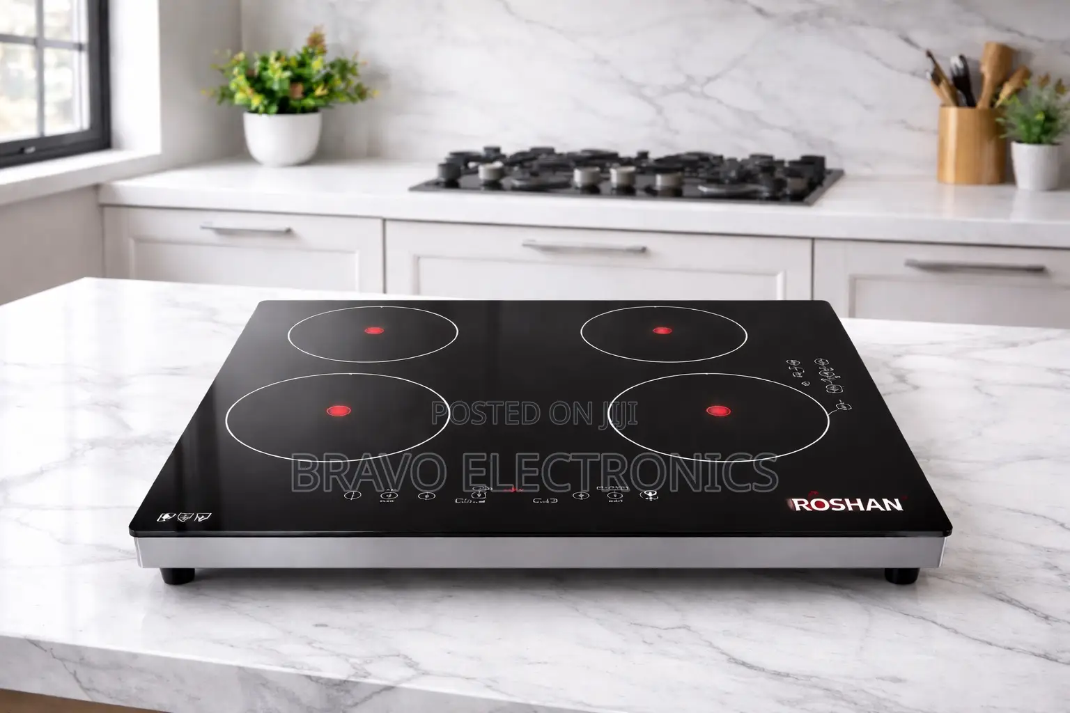 Roshan Touch Stove 4 Burner | Electric Ceramic Full Digital Cooker