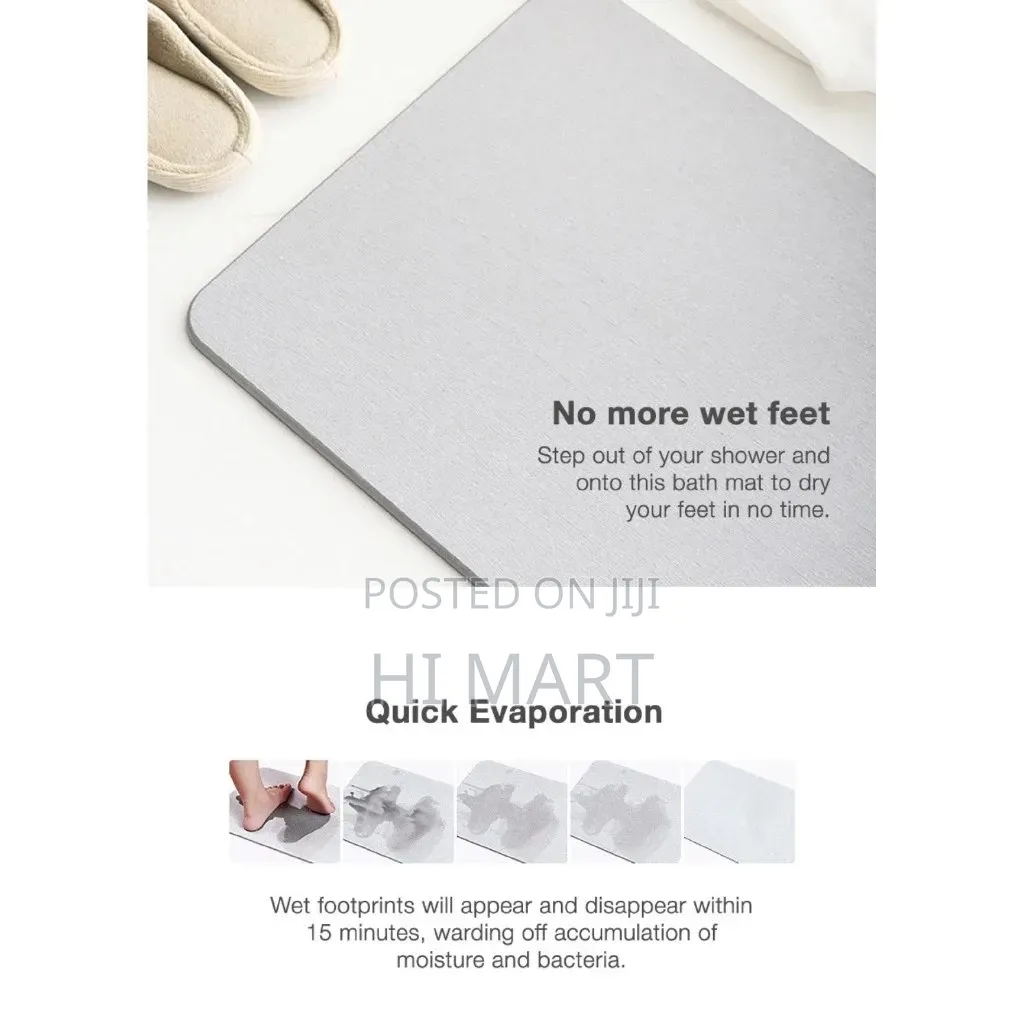 High Quality Diatomaceous Earth Bath Mat