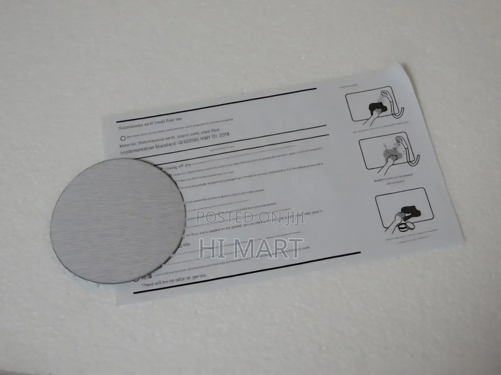 High Quality Diatomaceous Earth Bath Mat
