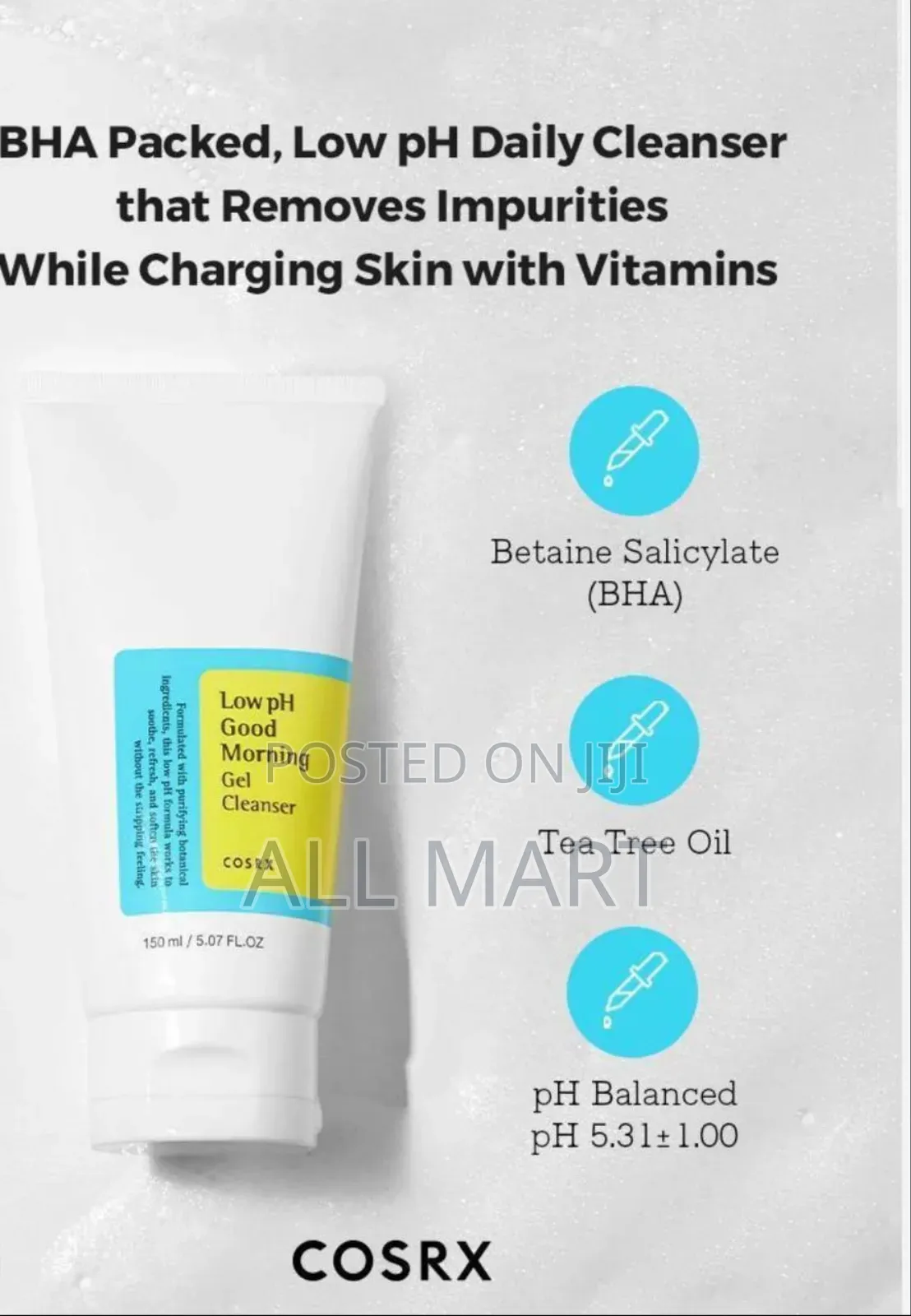 Cosrx Low Ph Good Morning Gel Cleanser