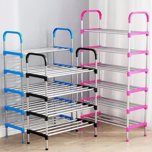 6 Layer Stainless Steel Shoes Rack