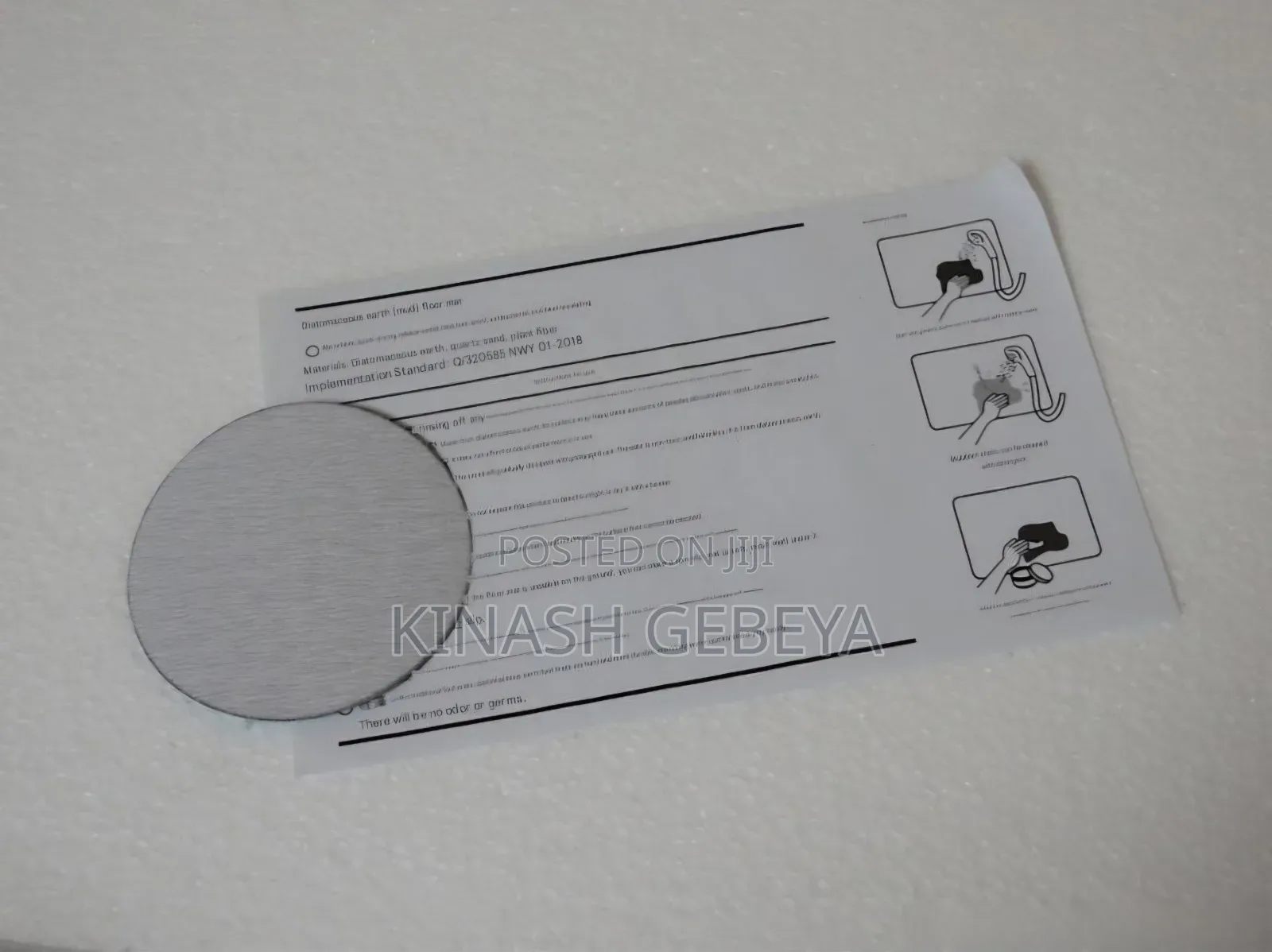 Top Quality Diatomaceous Earth Bath Mat