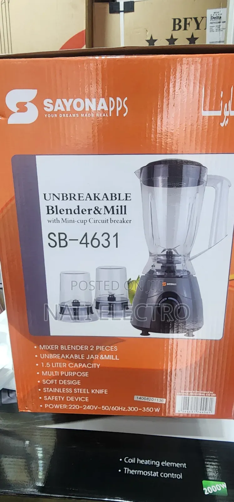 Sayonapps Blender and Mill