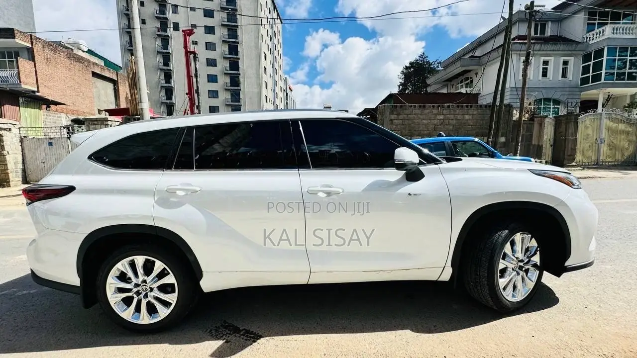 New Toyota Highlander Hybrid 2025 White