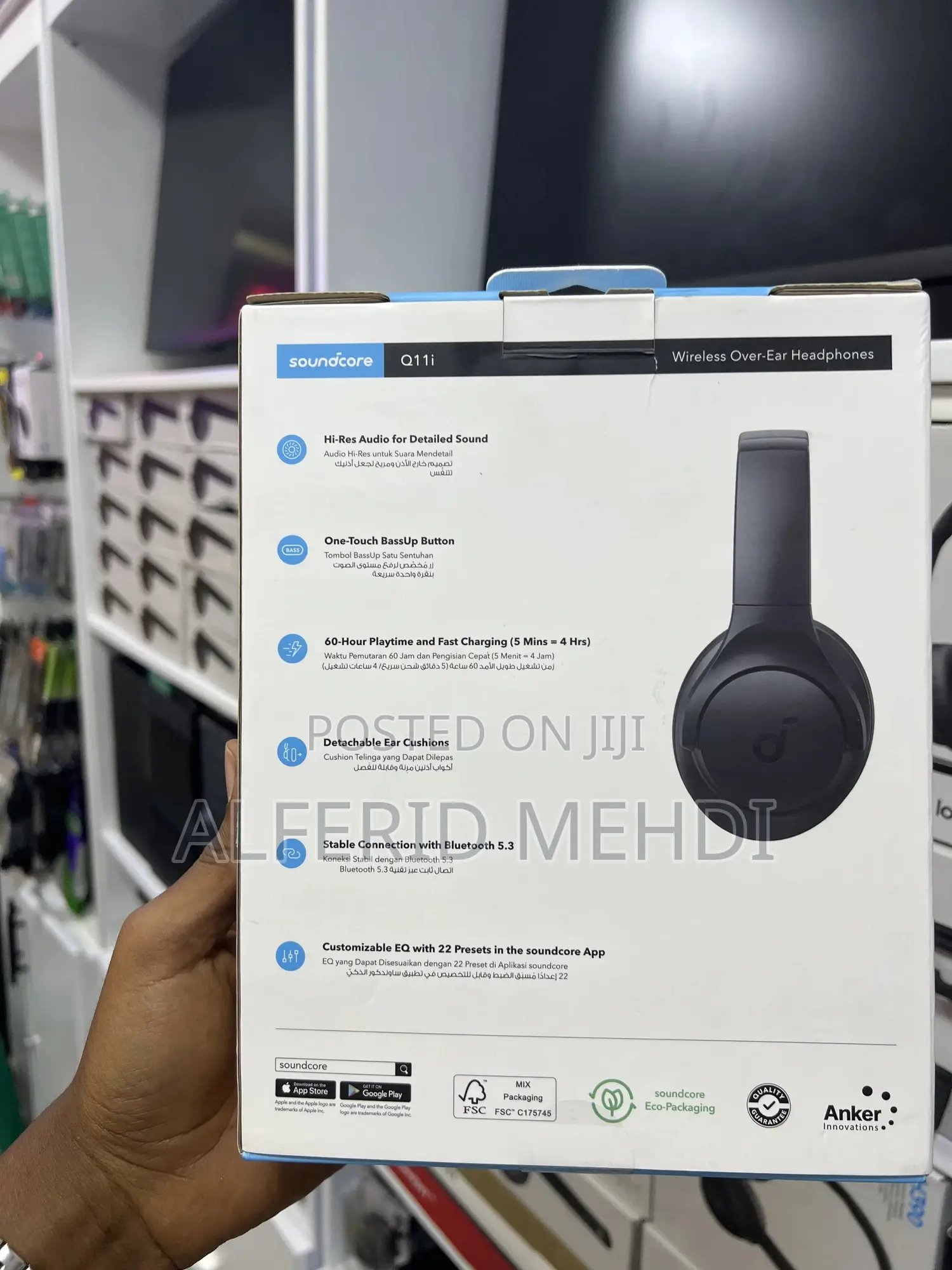 Soundcore Q11i Wireless Over-ear Headphones