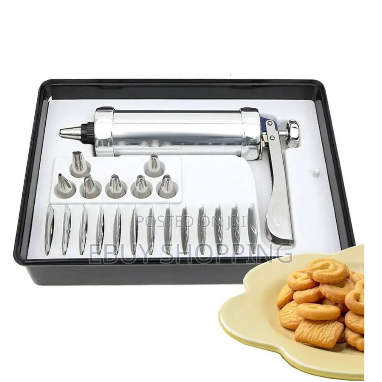 Heavy-Duty Stainless Steel Cookie Extruder Decorating Tool