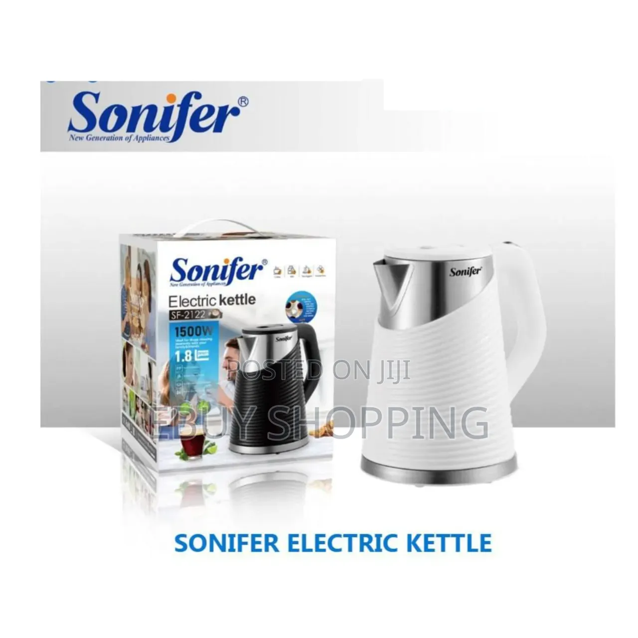 Sonifer Sf-2122 Overheat Protection Electric Tea Kettle
