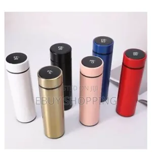 Double-Deck Insulated Smart Bottle Keeps Hot 12h Cold 12h