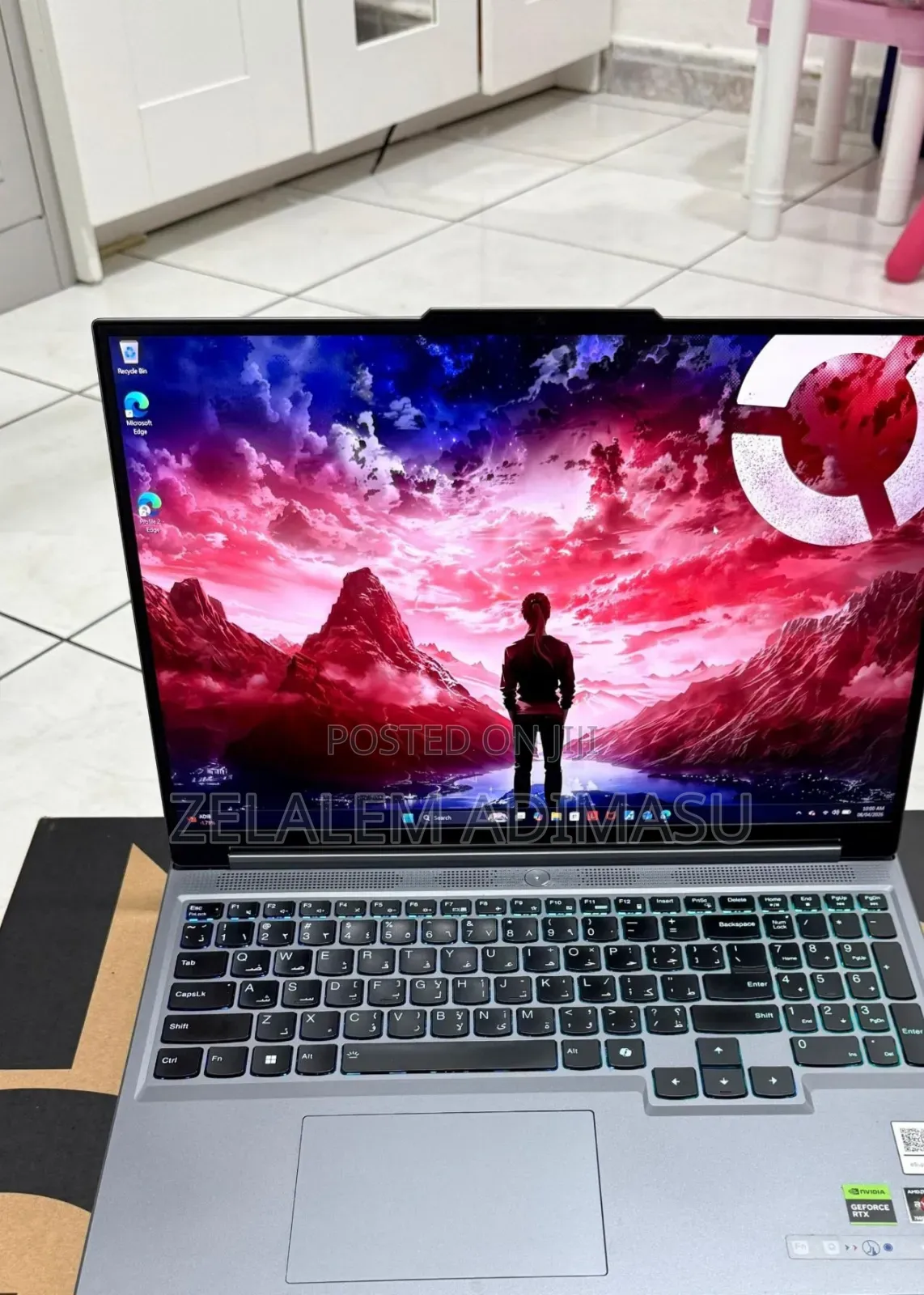 New Laptop Lenovo Legion 5 16GB AMD Ryzen 7 SSD 1T