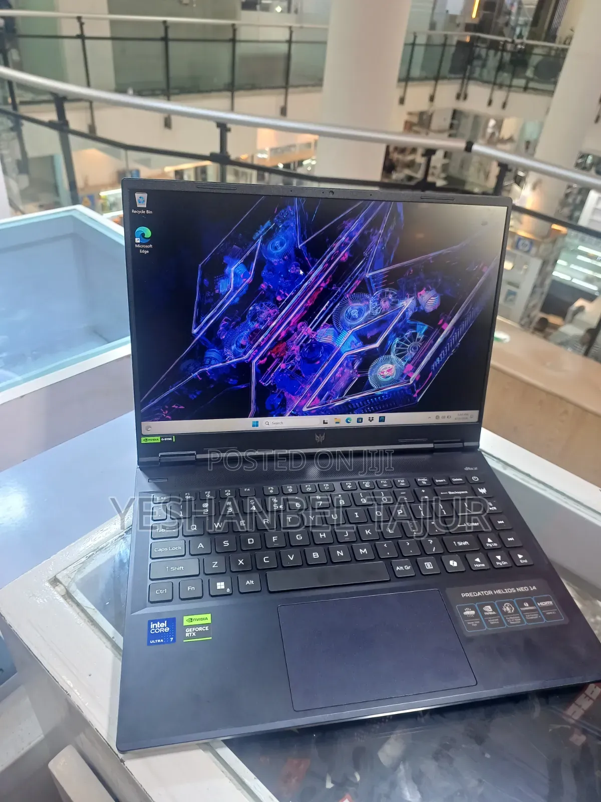 New Laptop Acer Predator Helios Neo 16 16GB Intel Core Ultra 7 SSD 1T