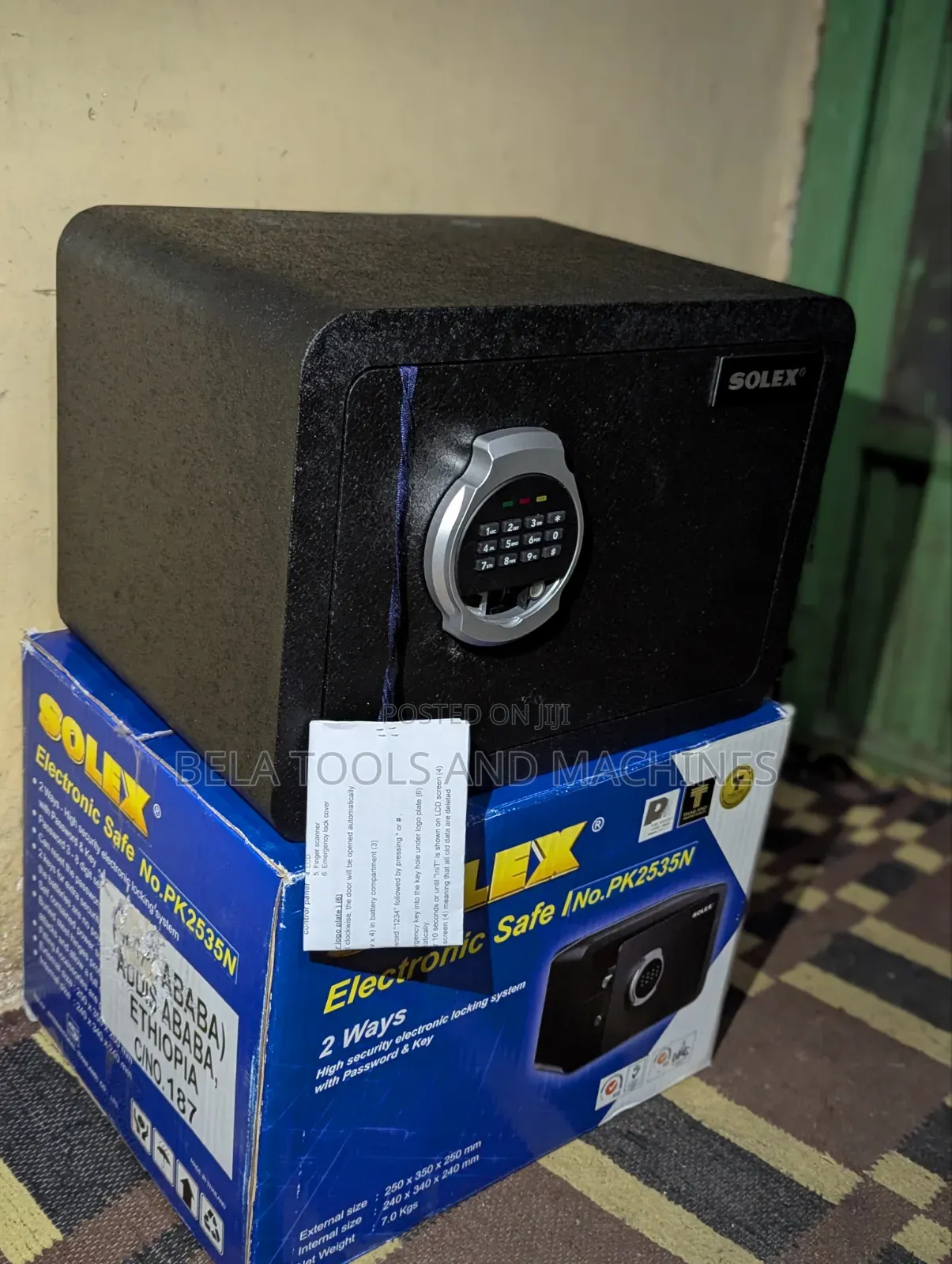 Solex Digital Safe Box Kazan High Security ካዝና Cash Box