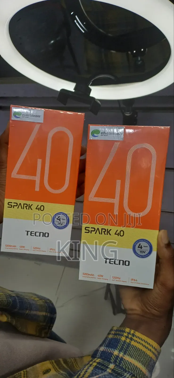 New Tecno Spark 40 128 GB Black