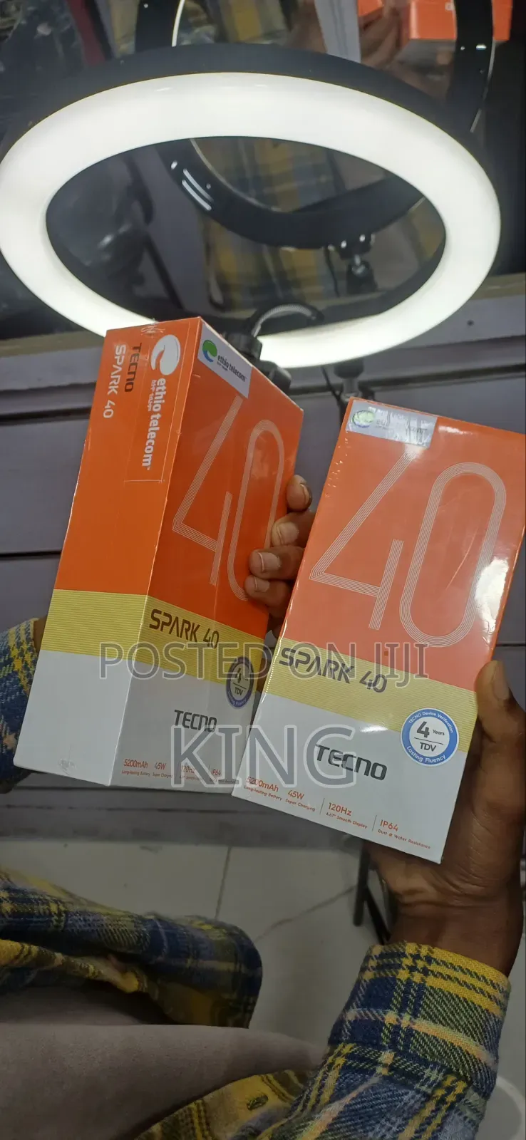 New Tecno Spark 40 128 GB Black
