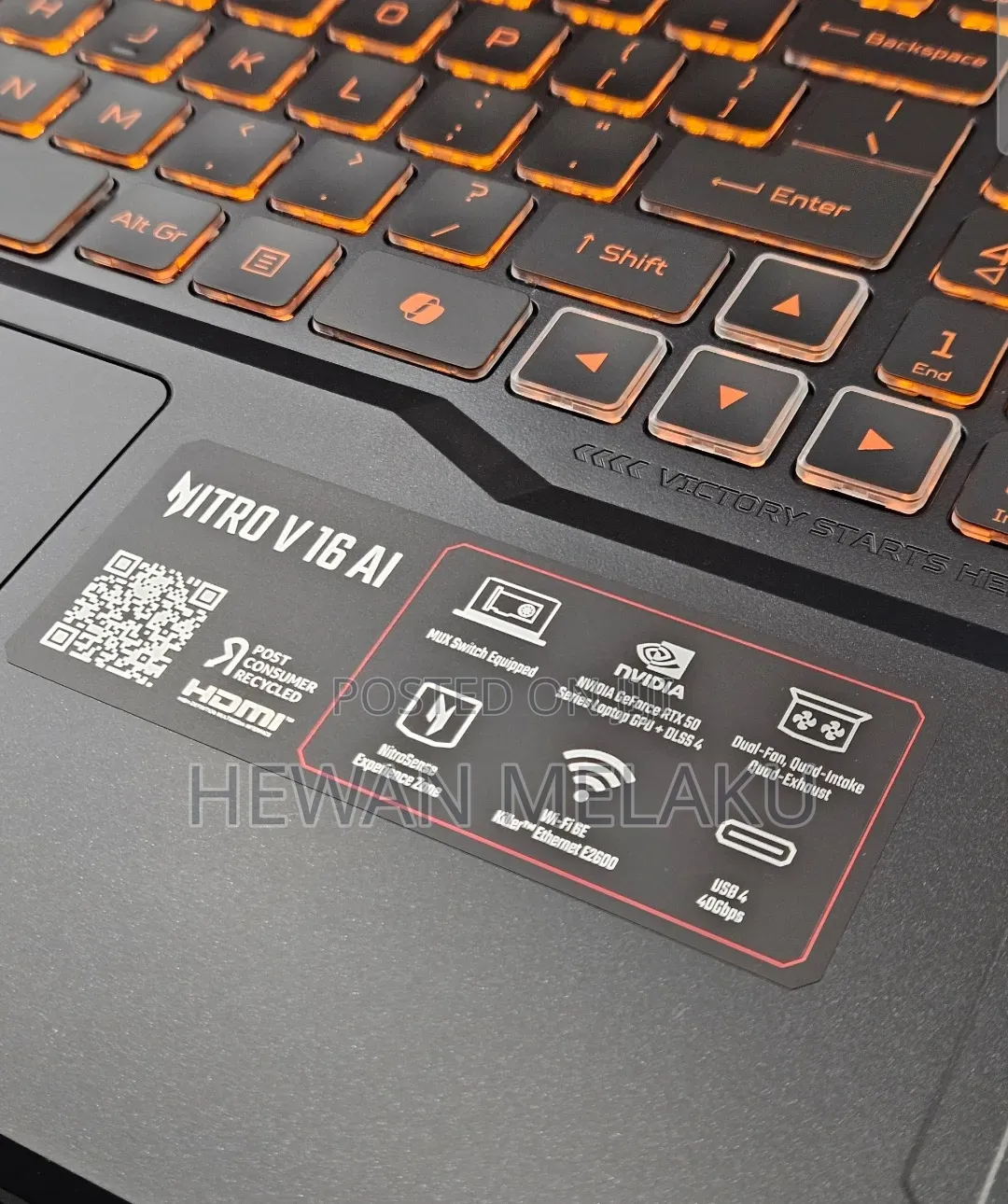 New Laptop Acer Aspire V Nitro 16GB AMD Ryzen 5 SSD 512GB