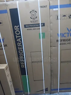 West 4200f Bottom Freezer Refrigerator, Lit Features a 420-Liter
