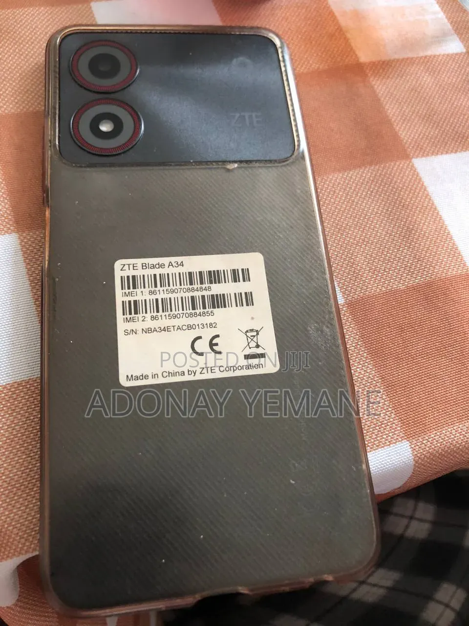 ZTE Blade A34 64 GB Black