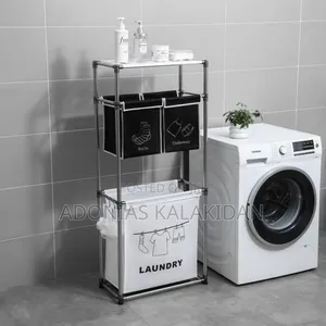 3 Layer Non-Woven Laundry Storage Basket