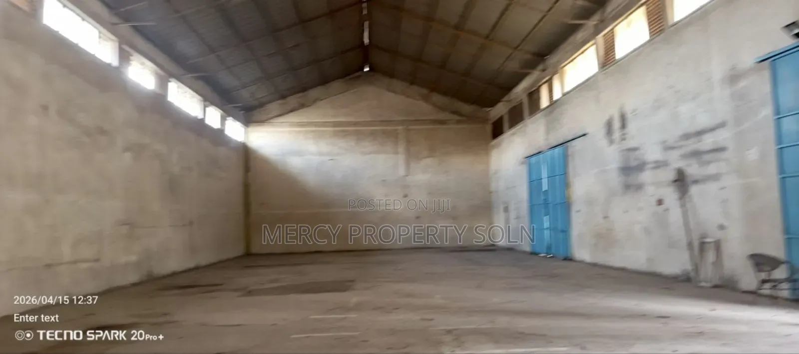 Warehouse for Rent in Kaliti Aa መጋዘን ኪራይ ቃሊቲ አአ አስፓልት ዳር 315 Kv ኤሌክትሪክ