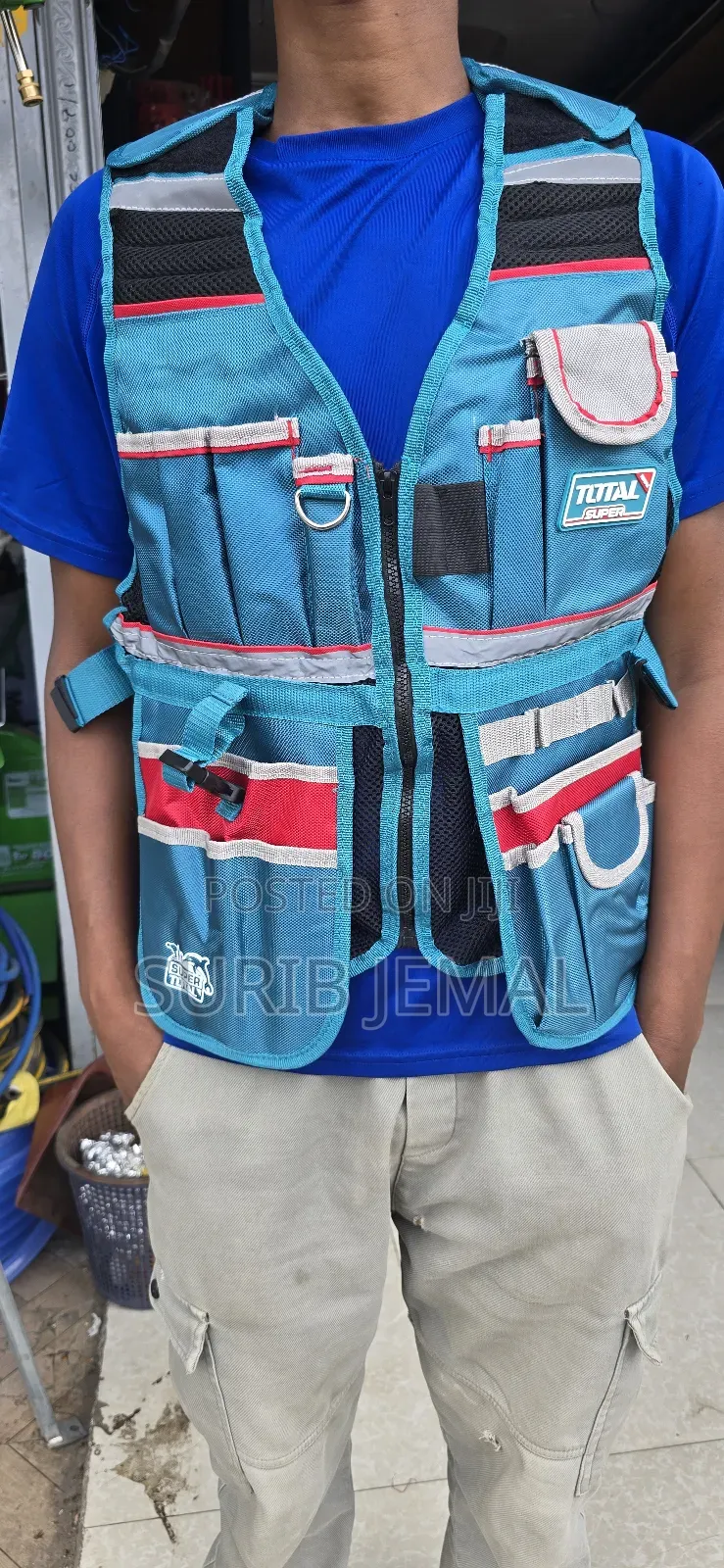 Total Tools Industrial Tool Vest (Model Ttvt16025)