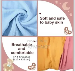 3pcs/Set Flannel Receiving Blankets