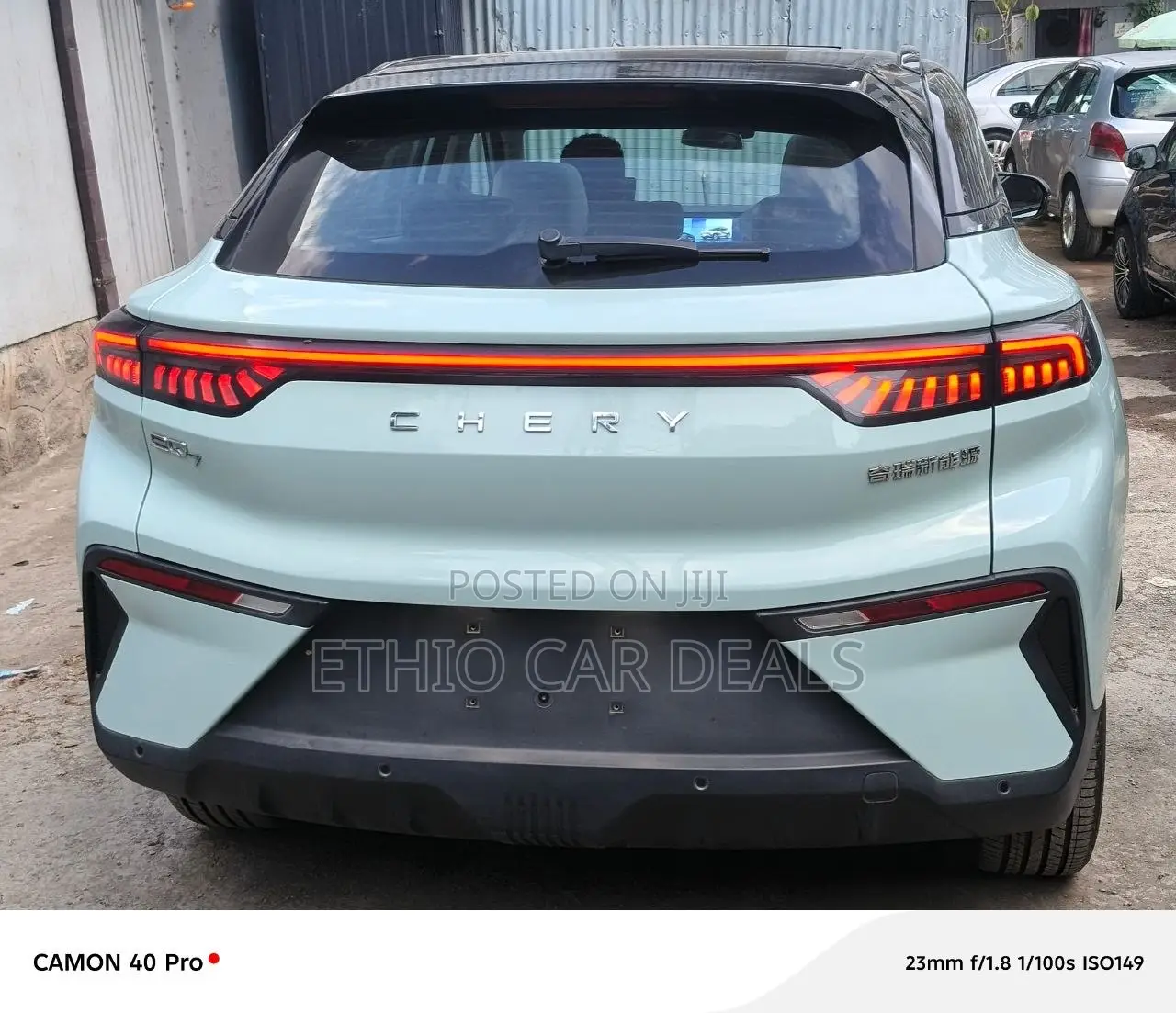 New Chery eQ7 2025 Blue