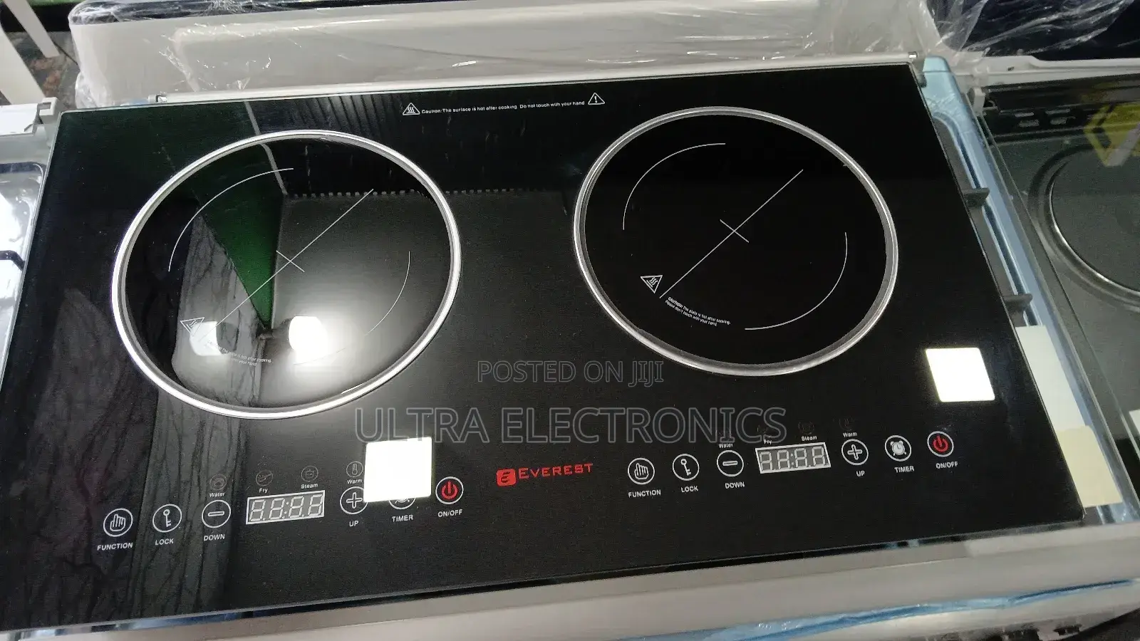 Stove Everest Digital Touch Featuring Two Cooking Zones