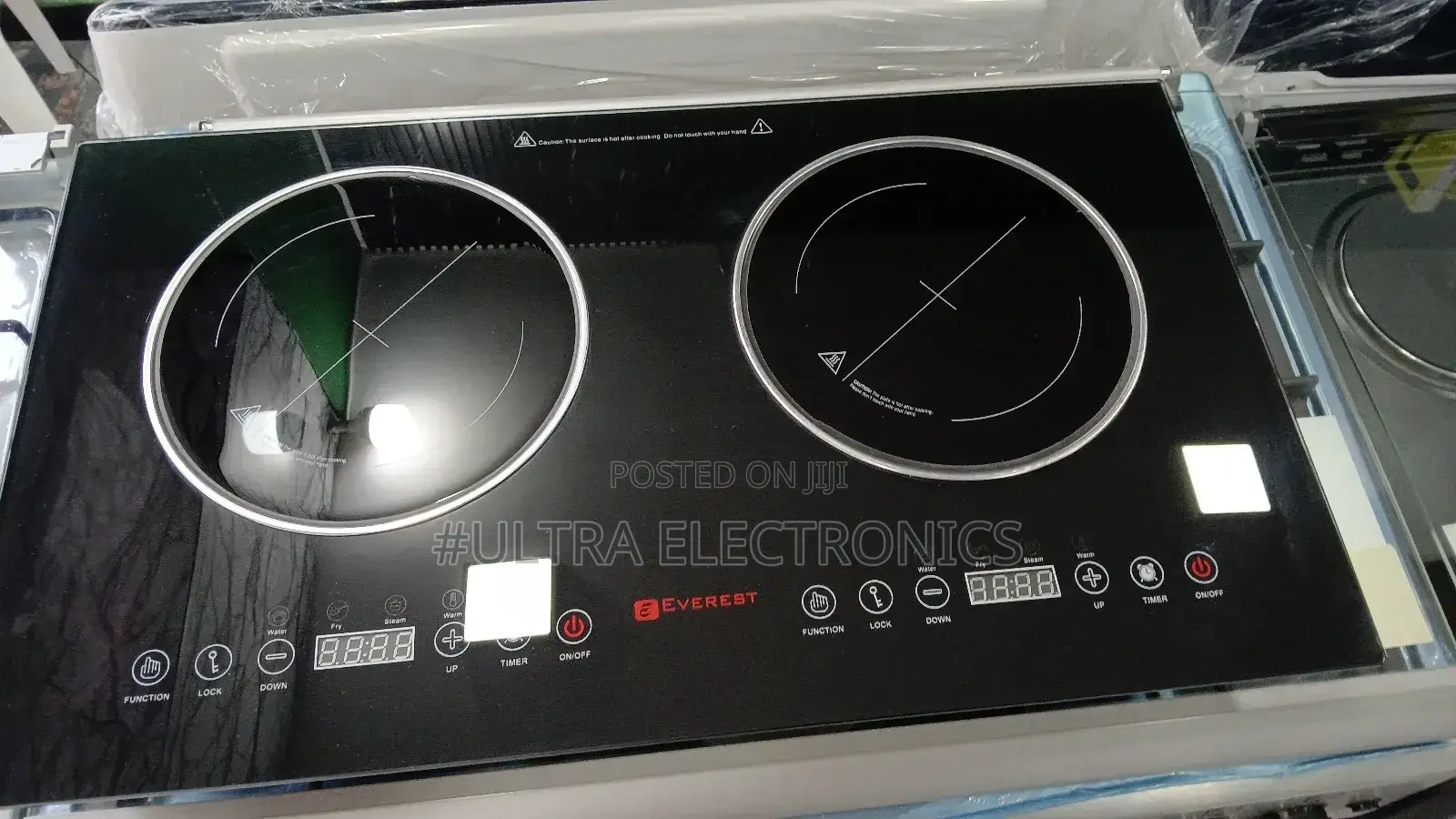 Stove Everest Digital Touch Featuring Two Cooking Zones