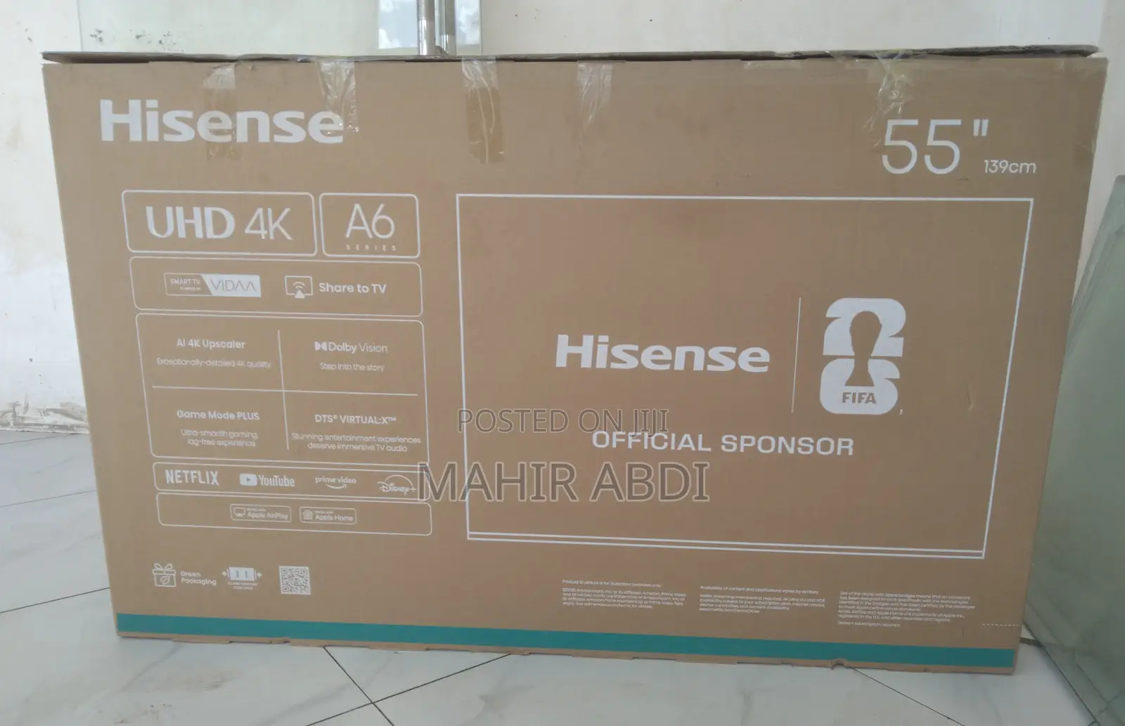 Hisense 55 Inches Smart Tv
