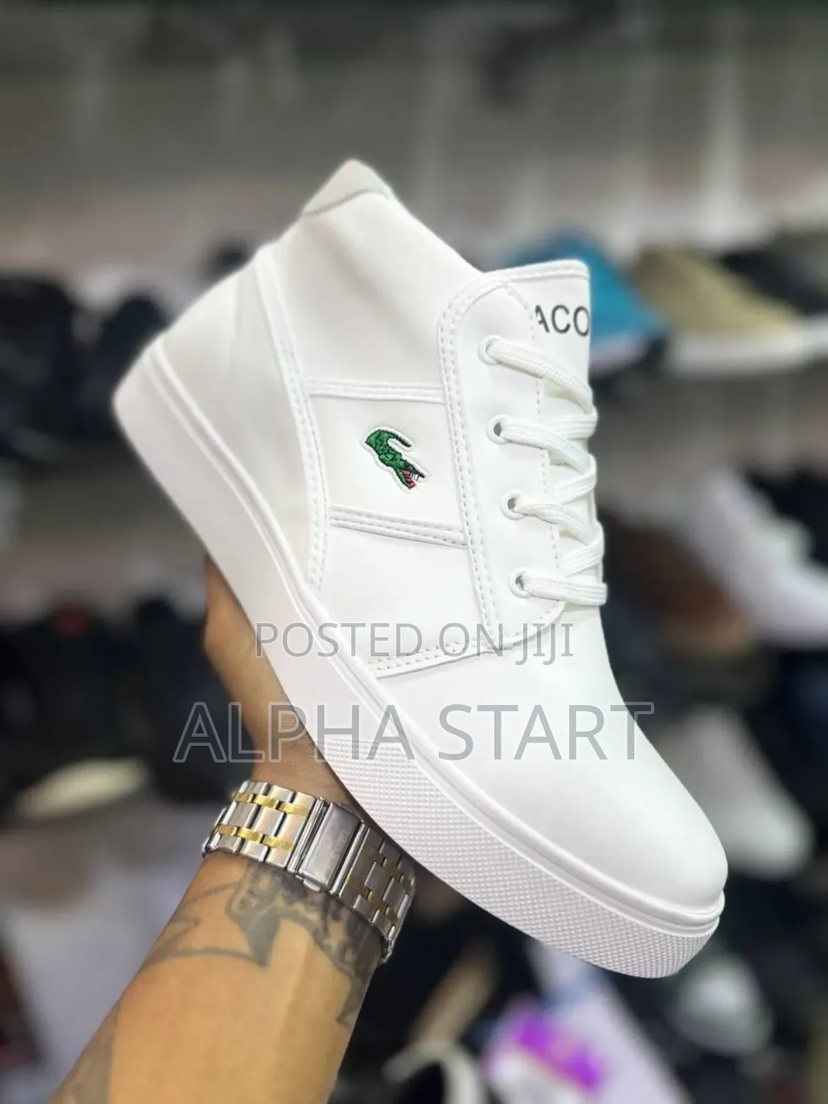 Lacoste Bl High Master Quality Boots for Man's Made in Vietnam