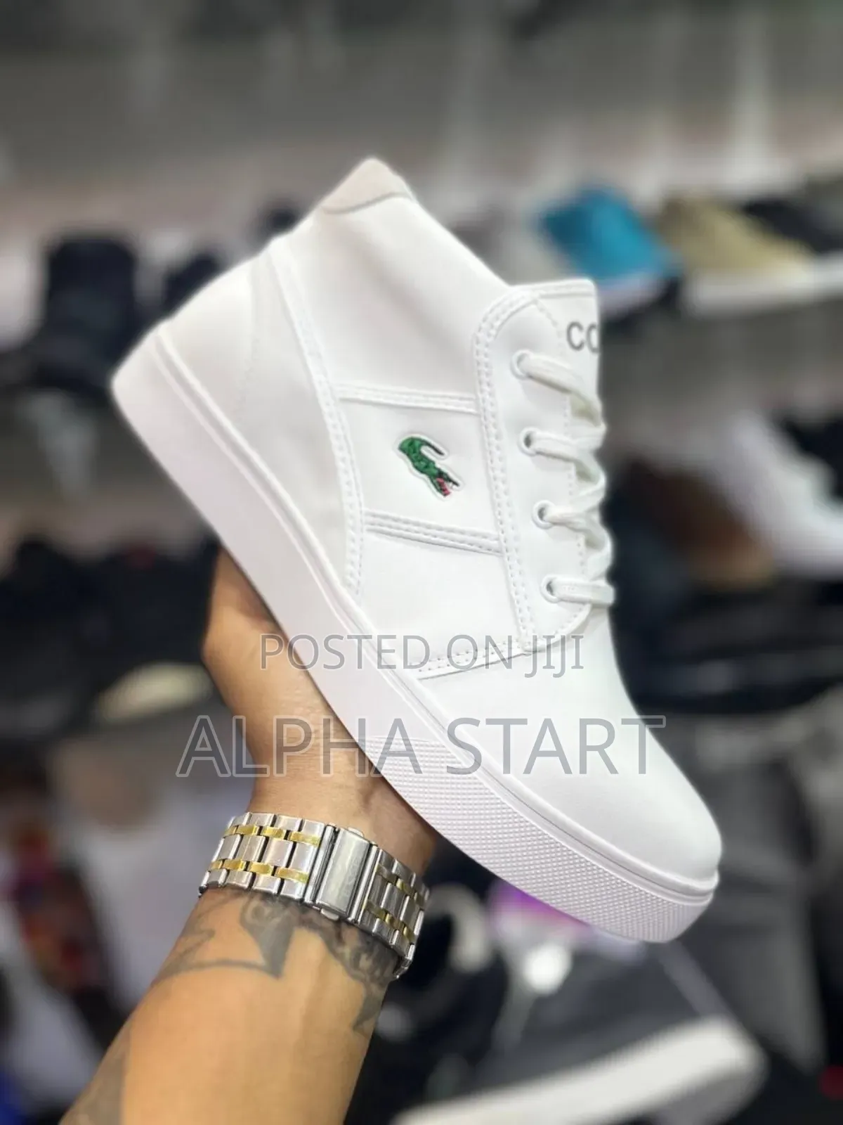 Lacoste Bl High Master Quality Boots for Man's Made in Vietnam