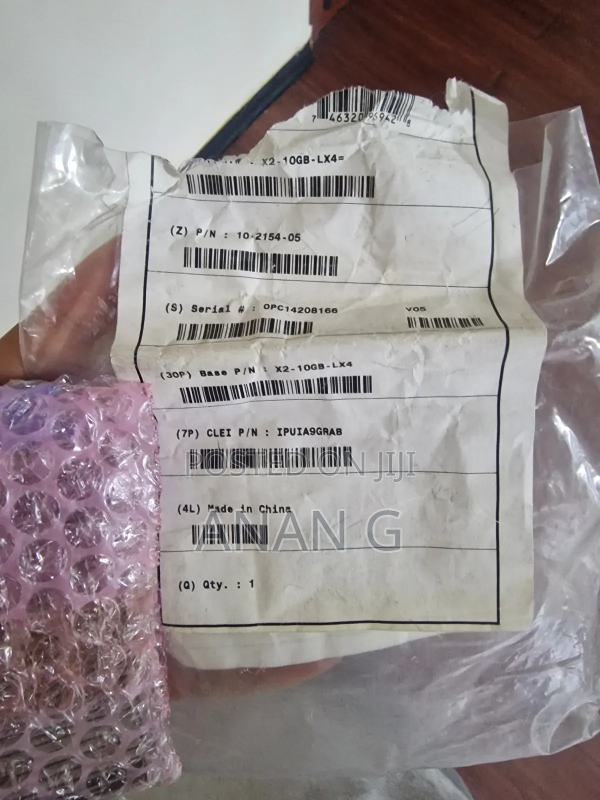 Cisco X2-10gb-Lx4 Transceiver Module