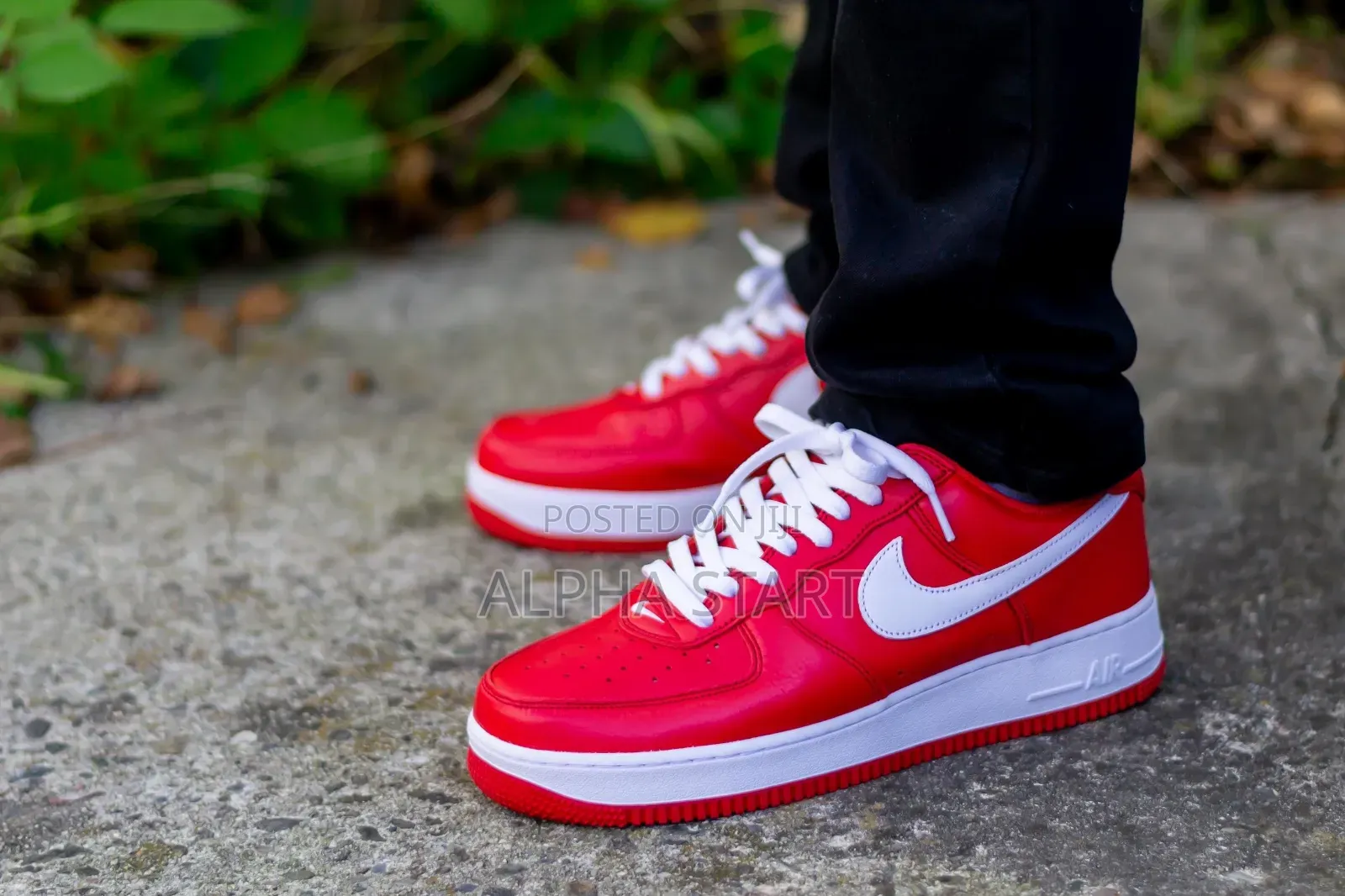 Nike Air Force Retro Red High Master Quality Shoes Made in Vietnam