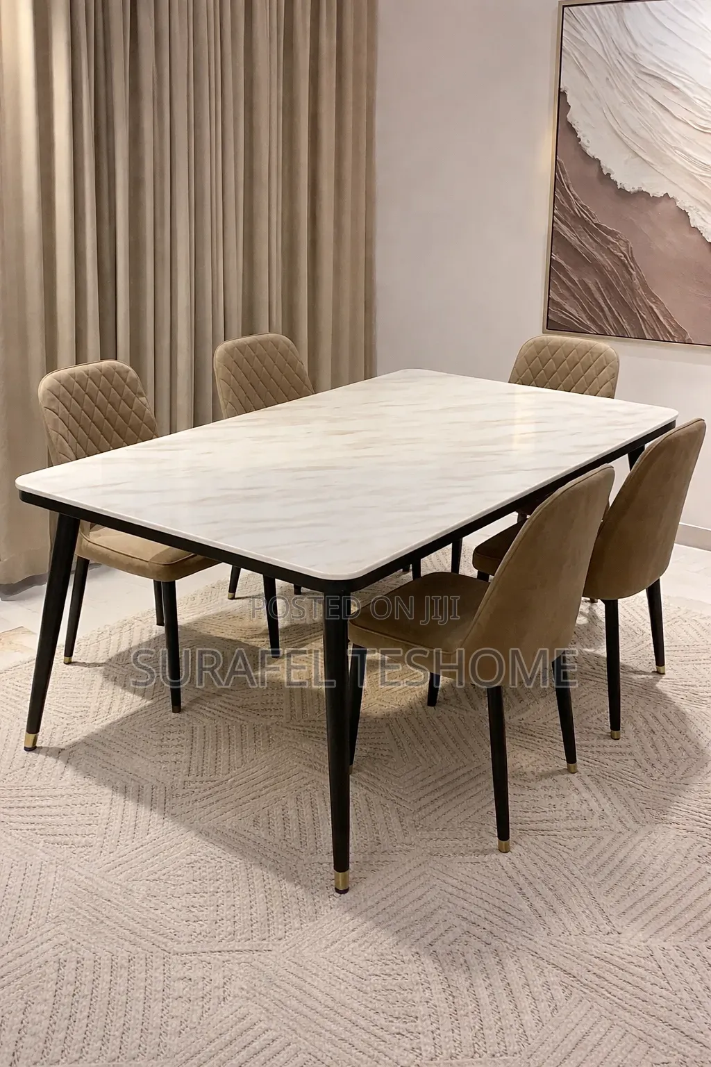 Durable Dining Tables | ዳይኒንግ ጠረጴዛ | Epoxy-made Tables For Sale | ቴብሎች