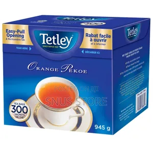 Premium Tetley Orange Pekoe Tea – 300 Tea Bags | 945g