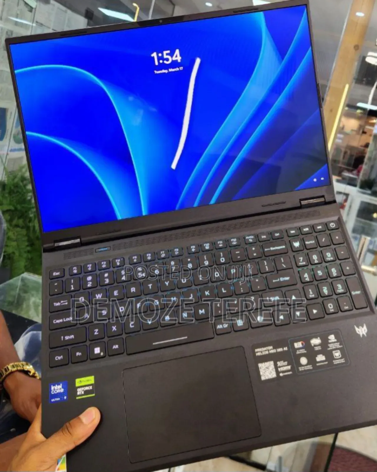 New Laptop Acer Predator Helios Neo 16 32GB Intel Core Ultra 9 SSD 1T