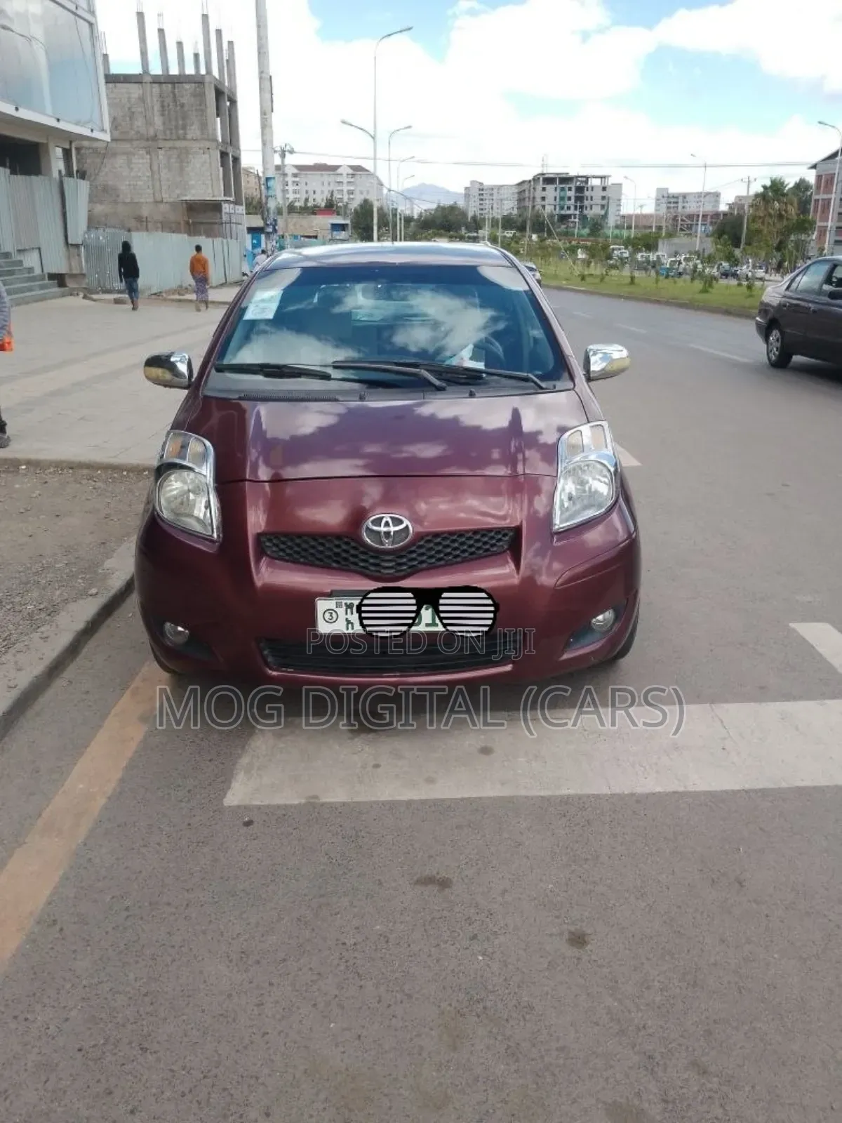 Toyota Yaris 2010 Burgundy
