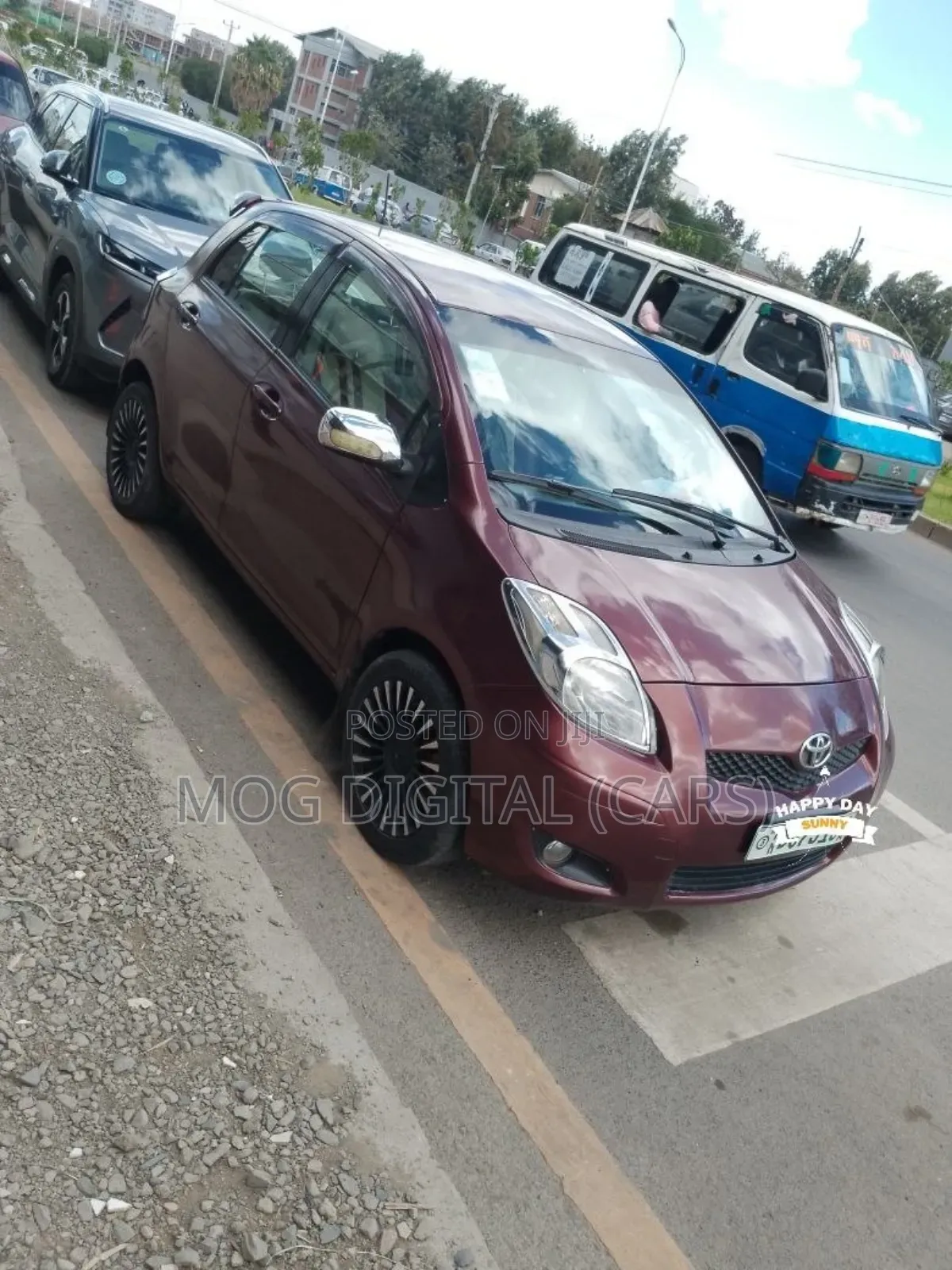 Toyota Yaris 2010 Burgundy