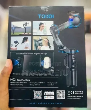 Tokqi M02 3-axis Gimbal Stabilizer
