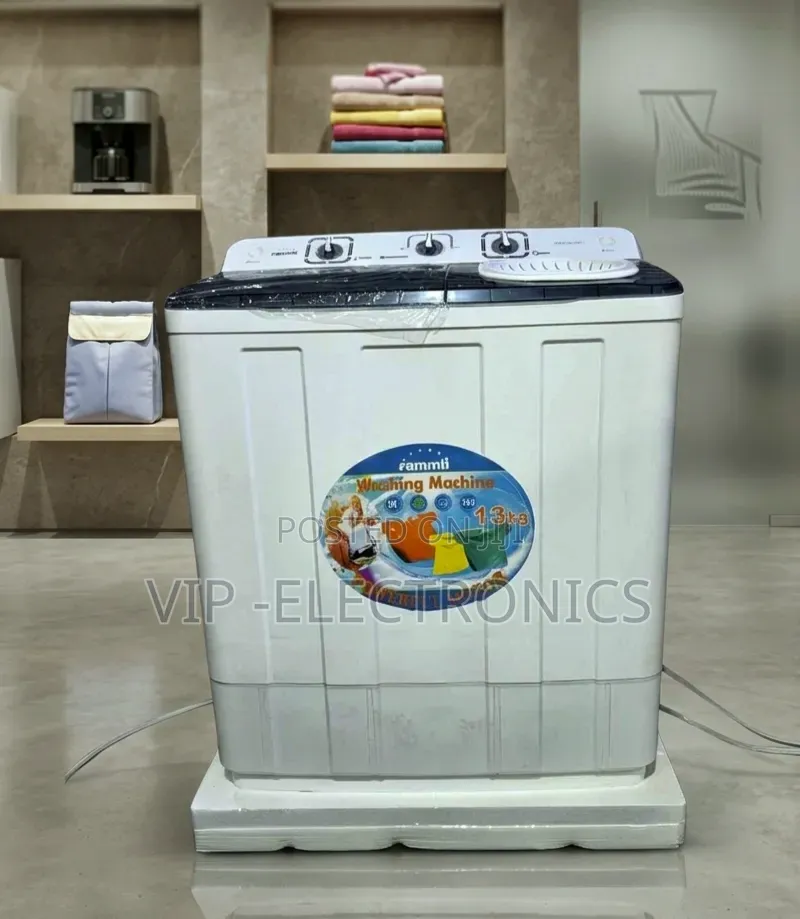 Fammli 13kg Washing Machine Semi Automatic | Powerful Motor |