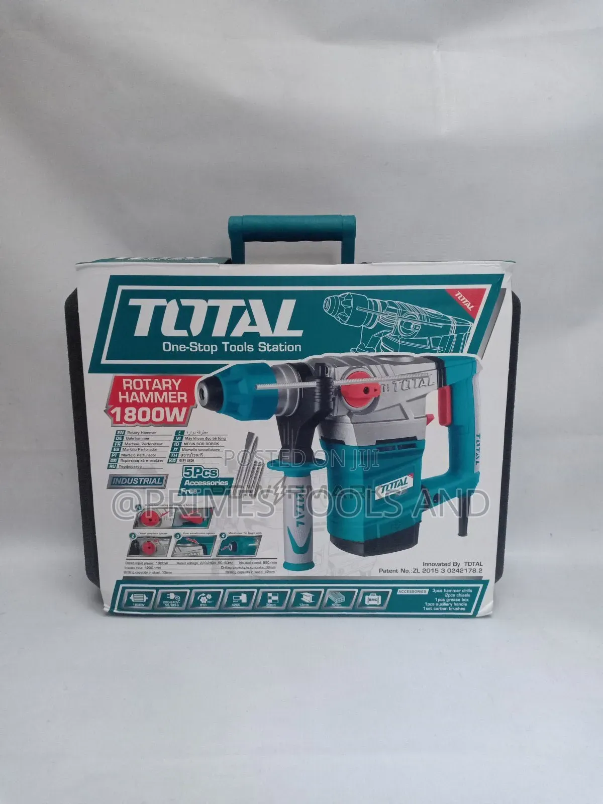 Total 1800w Rotary Hammer