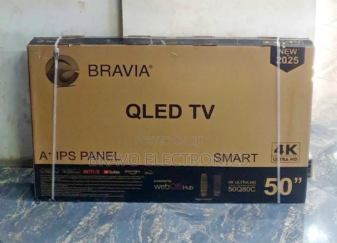 Bravia 50” Qled Smart Tv - New 2025model - Webos Hub - Uhd