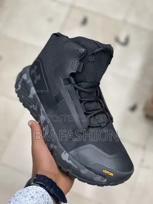 All-Black Under Armour Valsetz Tactical Boot