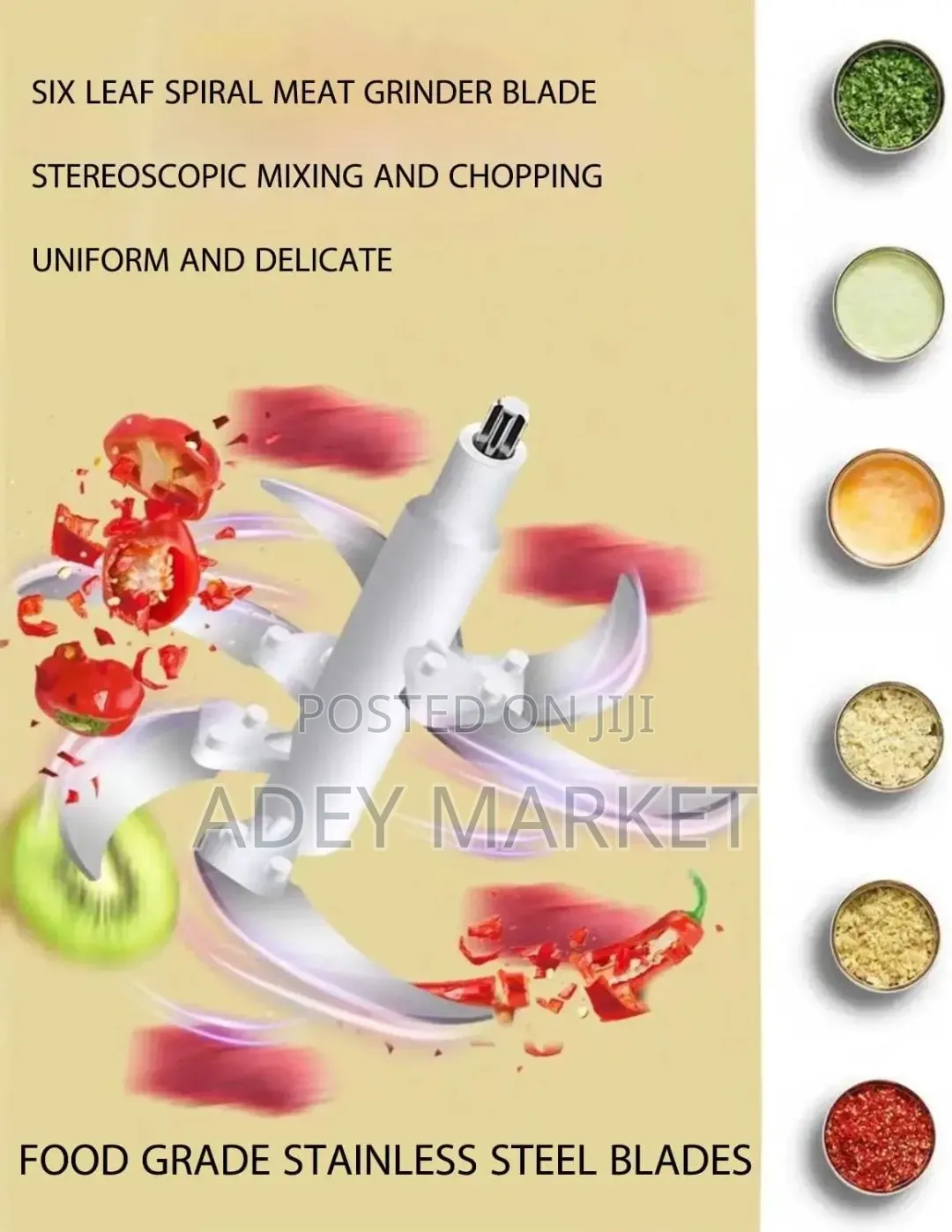 .Tesnim Multifunctional Meat and Vegetables Chopper