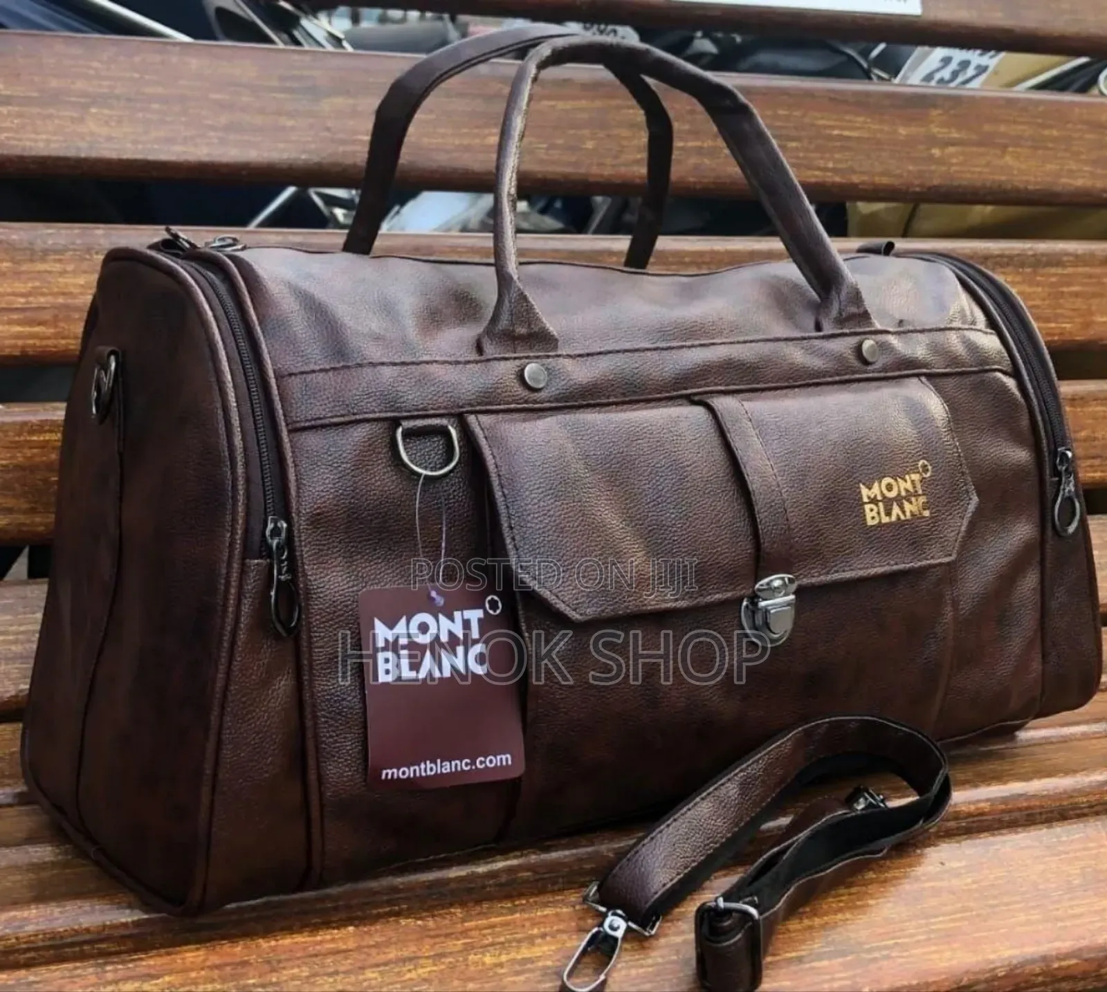 የቆዳ የጉዞ ቦርሳ - ለረጅም ጊዜ የሚያገለግል (Premium Travel Bag)