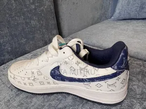 Louis Vuitton X Nike Air Force 1 Sneakers for Sale.