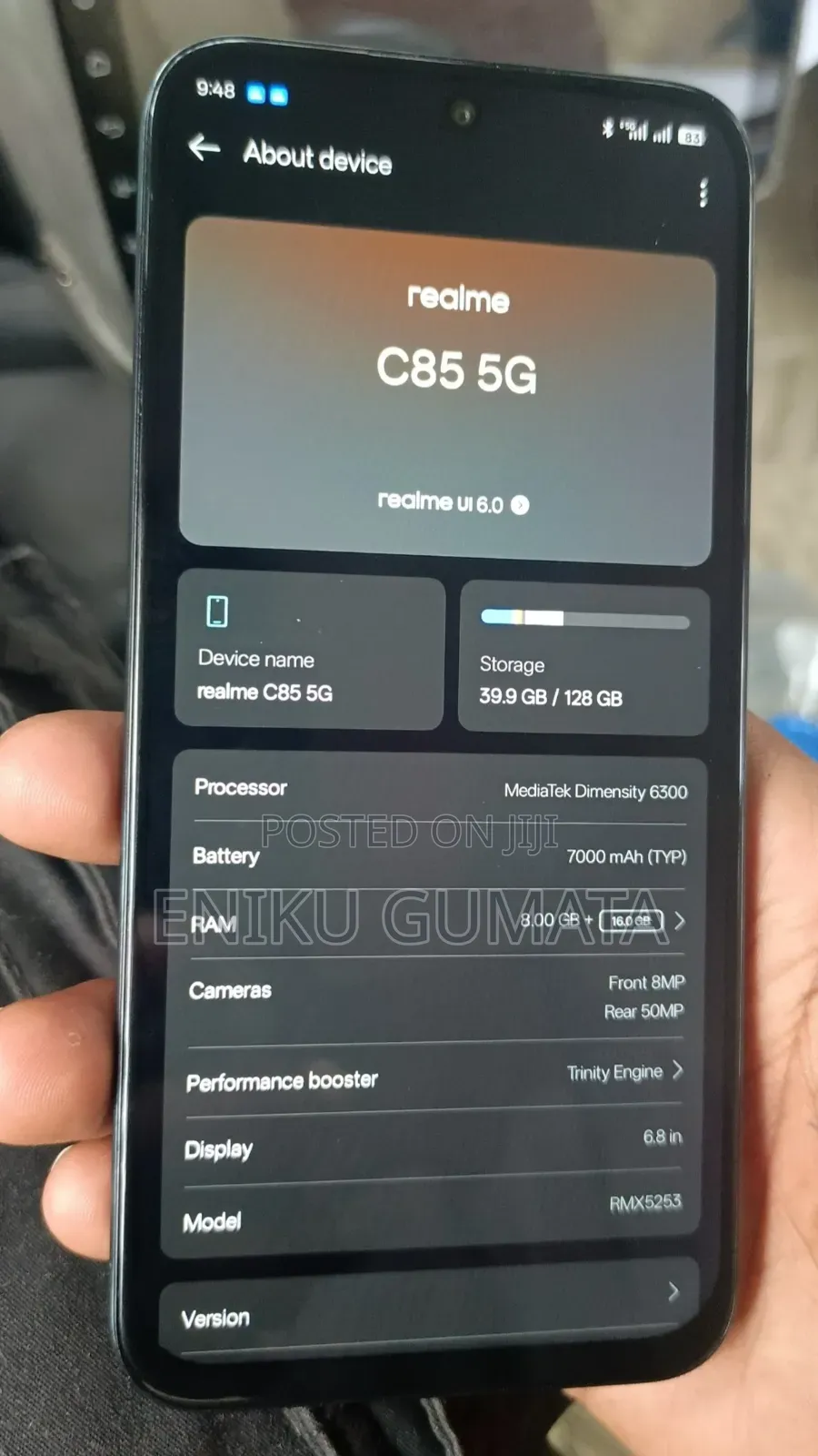 New Realme C85 5G 256 GB Green