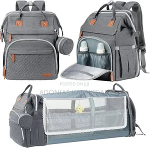 Baby Diaper Bag And Foldable Bed