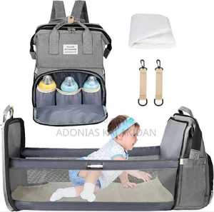 Baby Diaper Bag And Foldable Bed