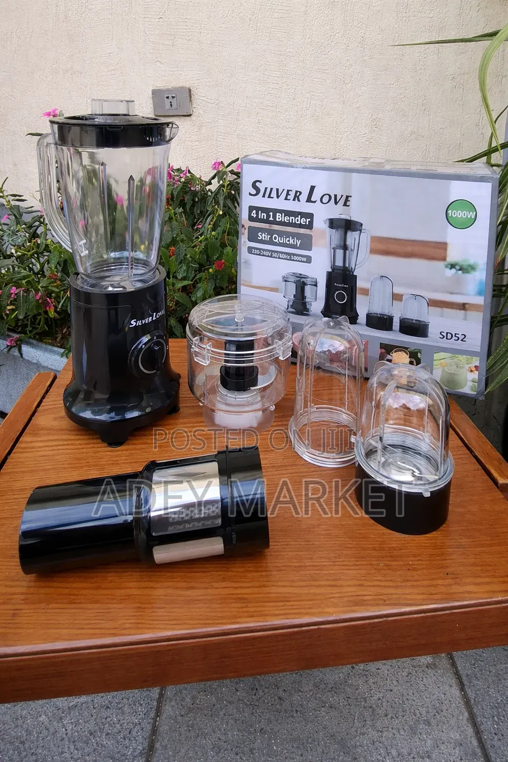 .Silver Love 4 in 1 Blender/Juicer