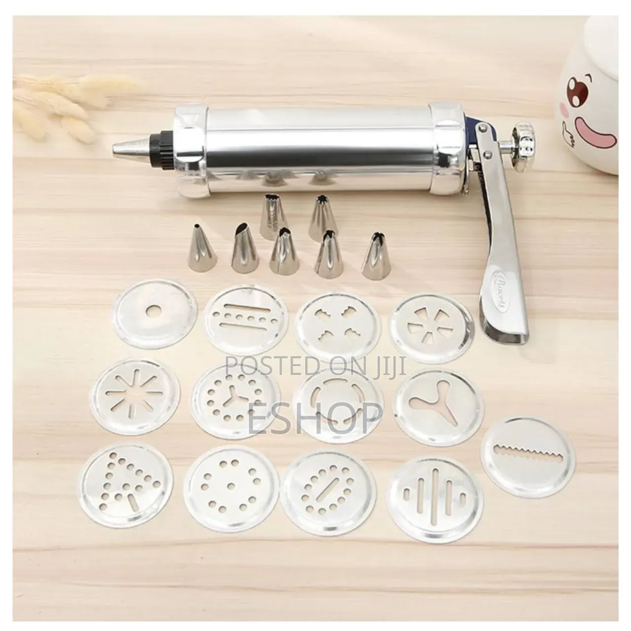 One-Press Wonder: Cookie Making and Cake Icing Tool Set